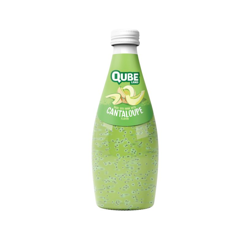 Basil Seed Drink Cantaloupe