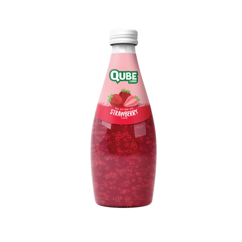Basil Seed Drink Strawberry